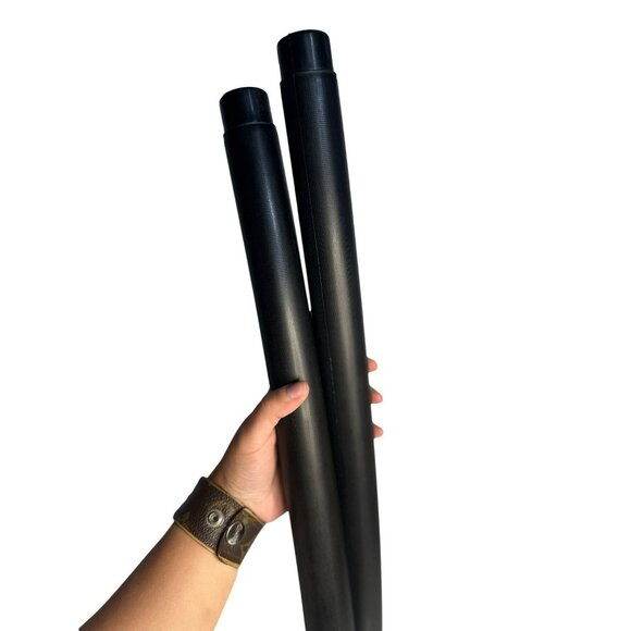 17" Vacuum Extension Wands | Set of 2 Black Replacement Attachment Tubes - Picture 2 of 5